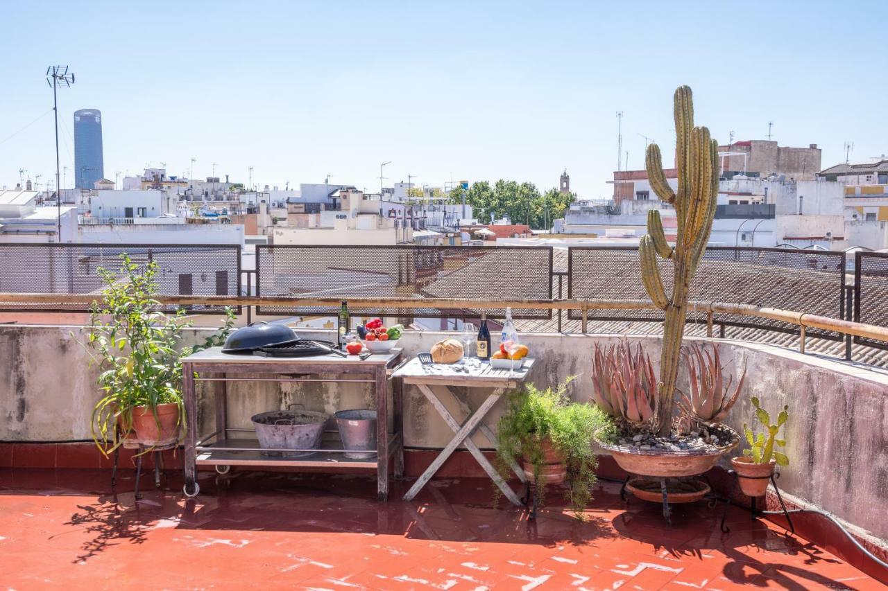 Apartamento Duplex Con Hermosa Terraza Cerca Alameda De Hercules Seville Exterior photo